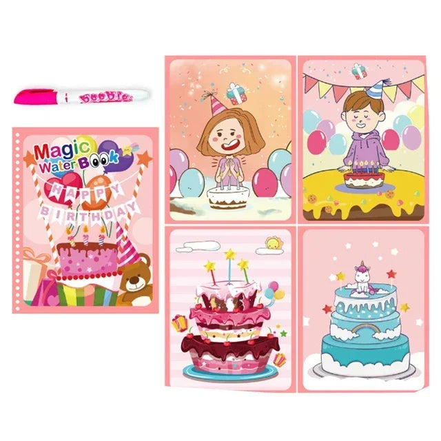 Reusable Magic Water Coloring Book