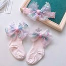 Baby Lace Bow Socks Set with Headband