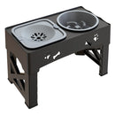 Adjustable Elevated Pet Feeder (Double Bowl)