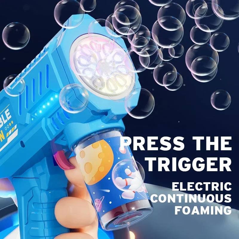 Automatic Bubble Gun with LED Lights