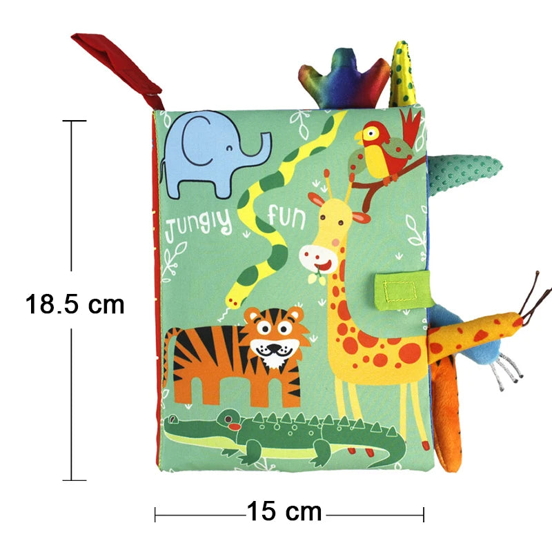 Baby Sensory Cloth Book (Jungle Animals)