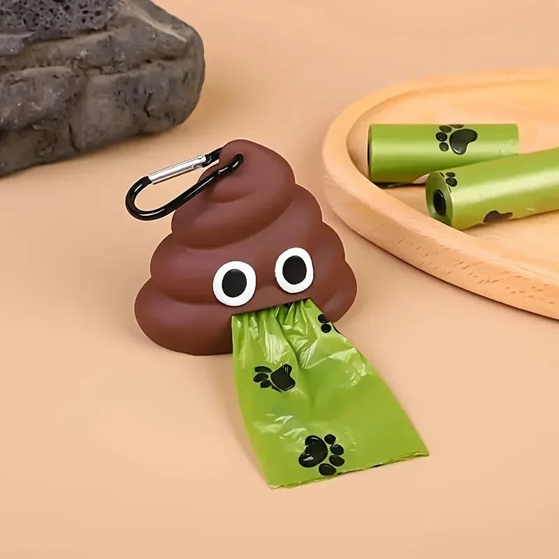 Dog Poop Bag Dispenser with Carabiner