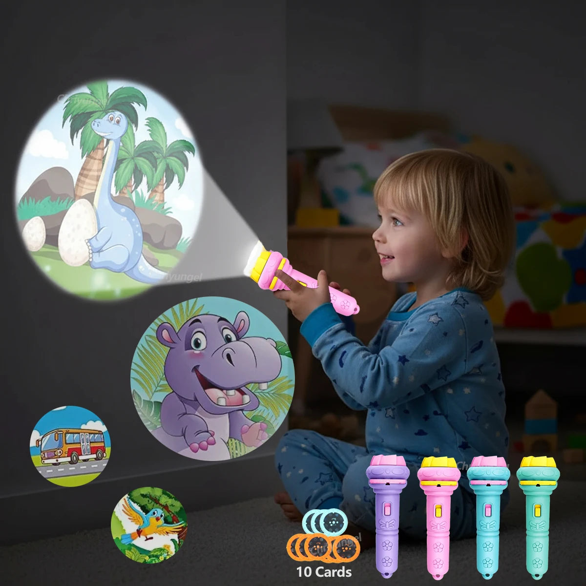 Kids Story Projector Flashlight