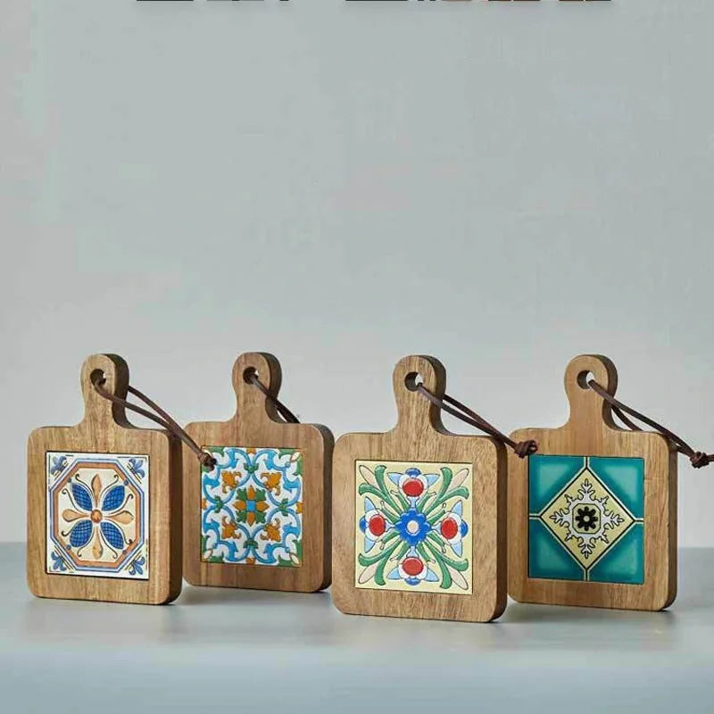 Handcrafted Ceramic Tile Trivet