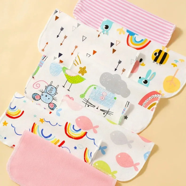 Baby Cotton Washcloth Set – 100% Cotton