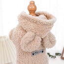 Plush Pet Hoodie for Cats & Small Dogs