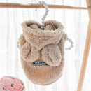 Plush Pet Hoodie for Cats & Small Dogs