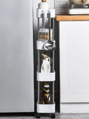 Slim Rolling Storage Cart