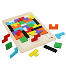 Wooden Tetris Puzzle (Montessori)