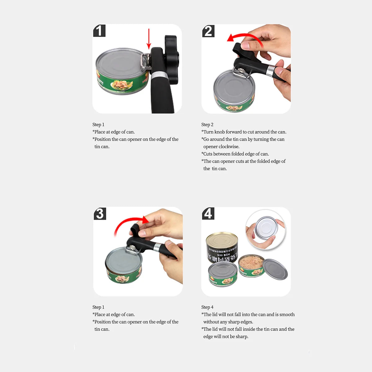 Ergonomic Manual Can Opener