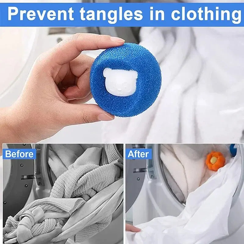 Reusable Laundry Anti-Tangle Balls