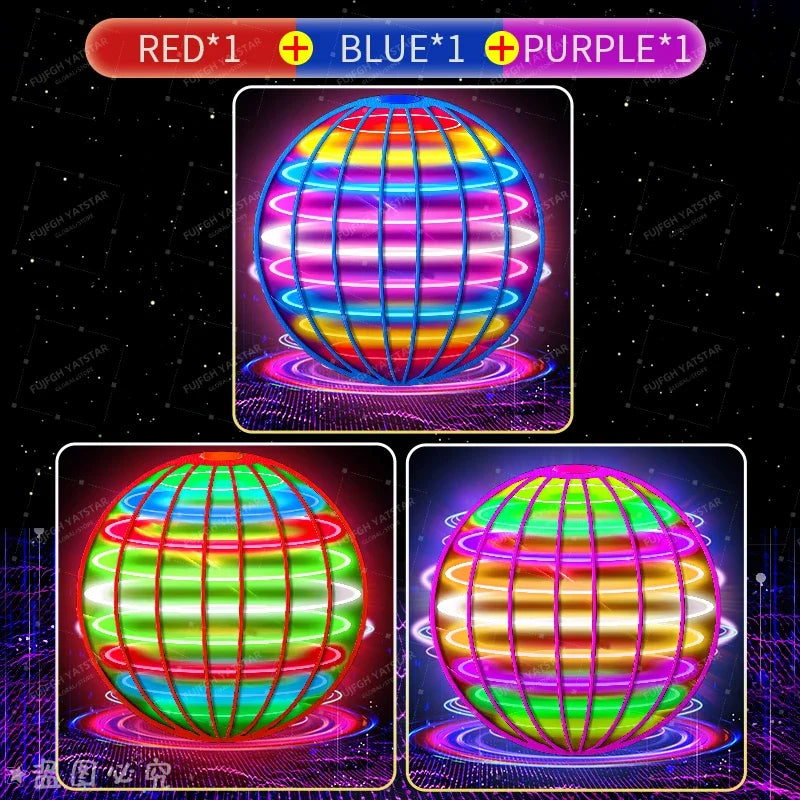 LED Flying Spinner Ball