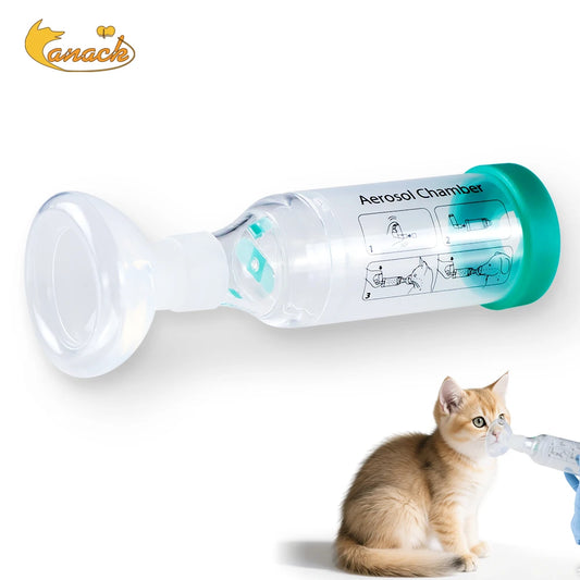 Pet Aerosol Inhaler Chamber with Silicone Mask