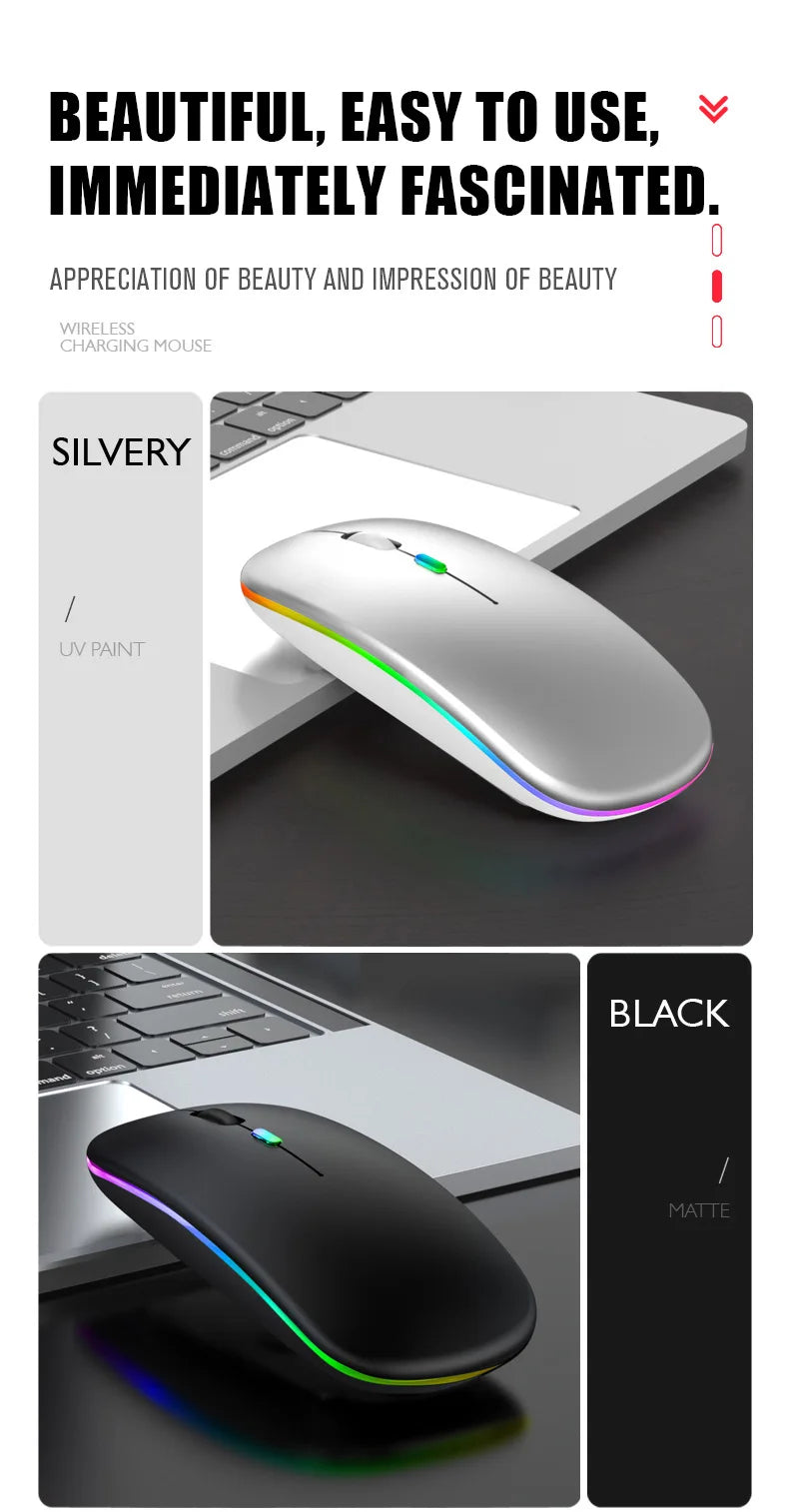 Dual Mode Wireless Mouse (BT + 2.4G)