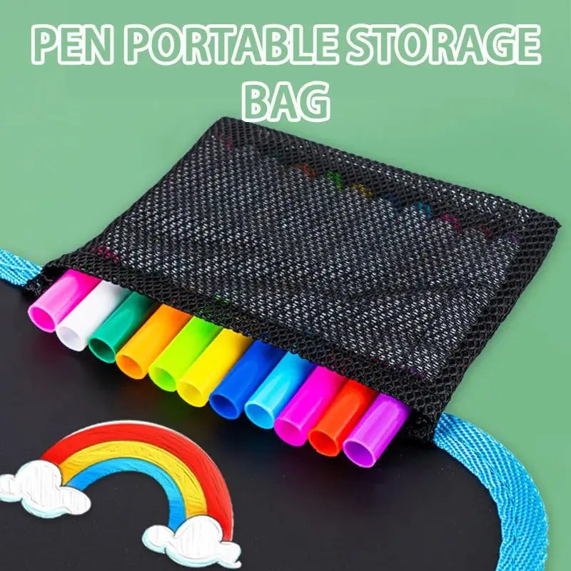 Reusable Drawing Book with Markers