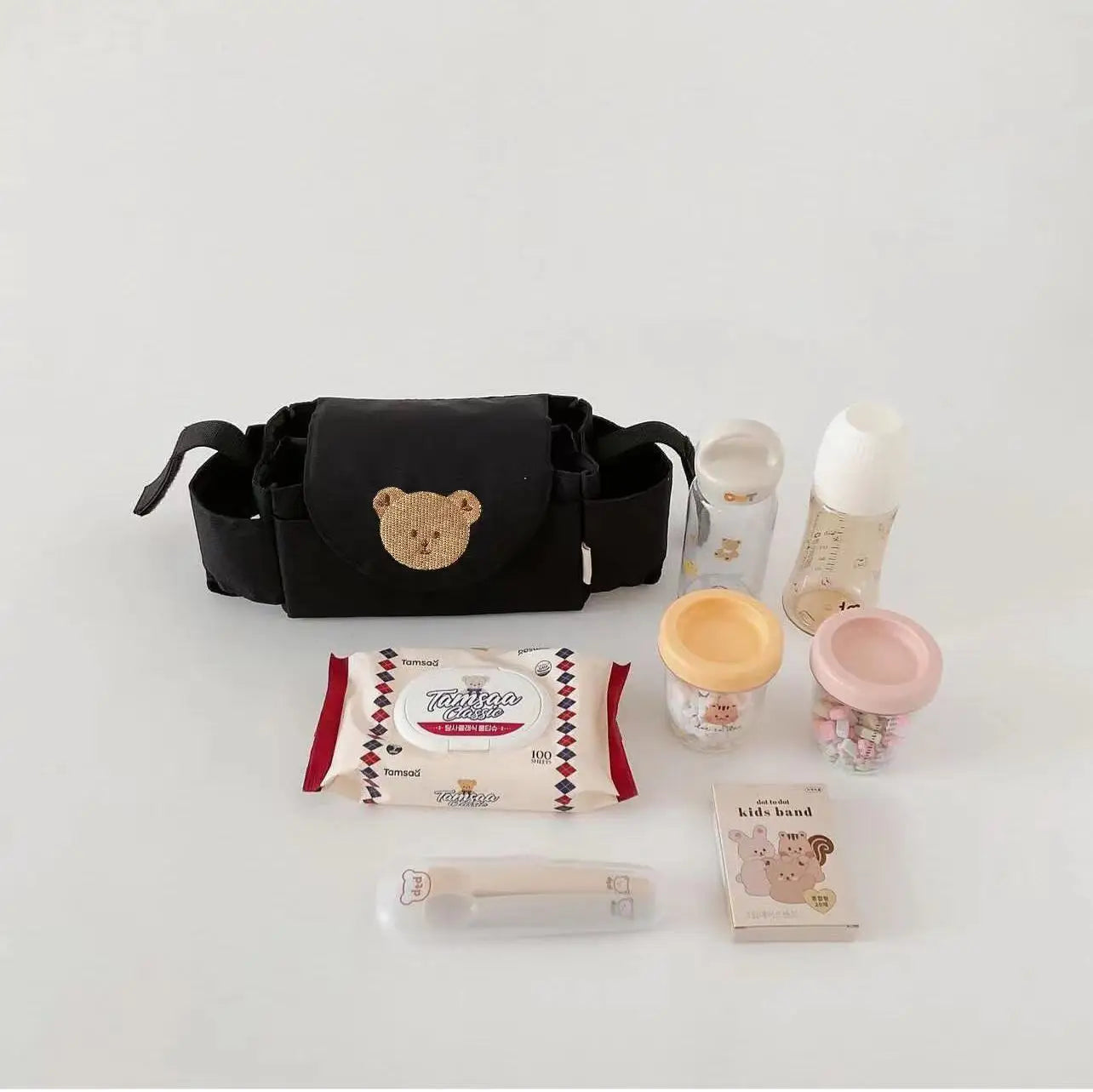 Baby Stroller Organizer Bag with Cup Holder