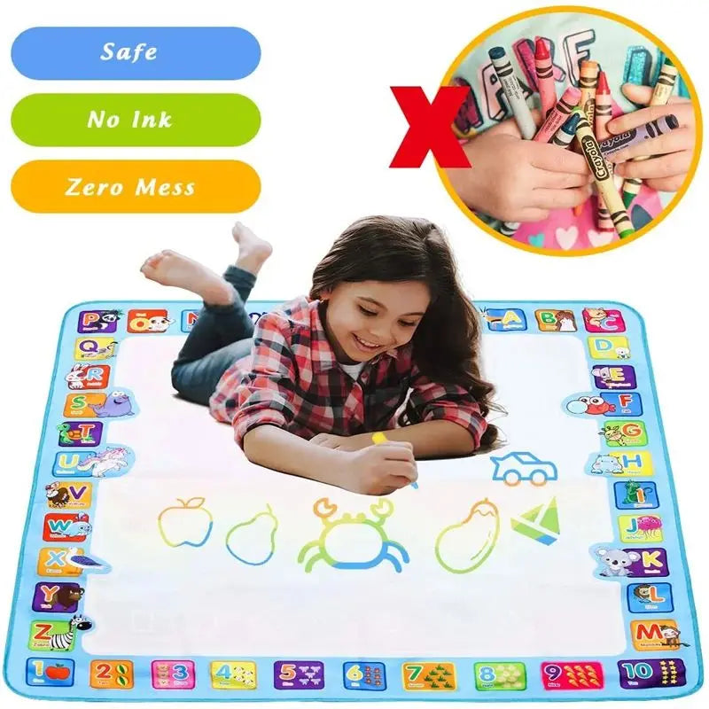 Tapete Mágico de Desenho com Água (Reutilizável)