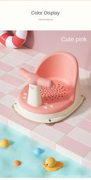 Baby Bath Seat with Backrest and Safety Bar
