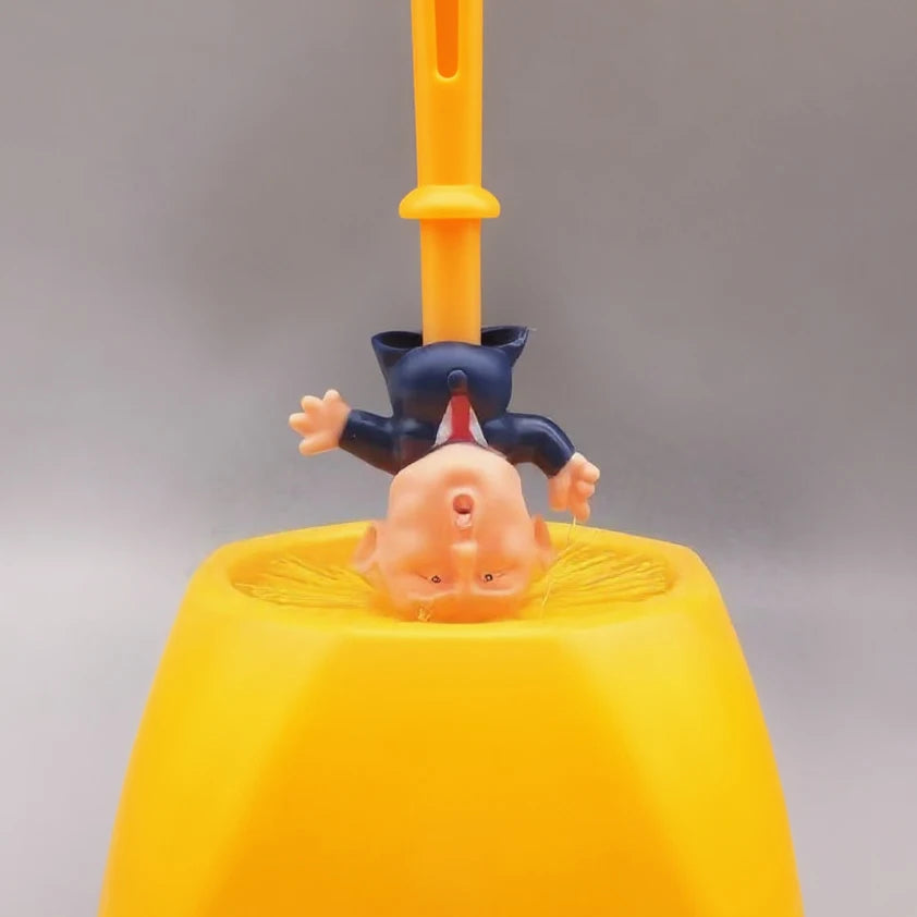 Funny Character Toilet Brush Set