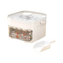 Press Ice Cube Tray with Storage Box