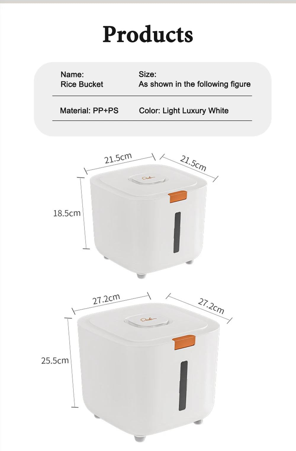 Airtight Rice & Grain Storage Container