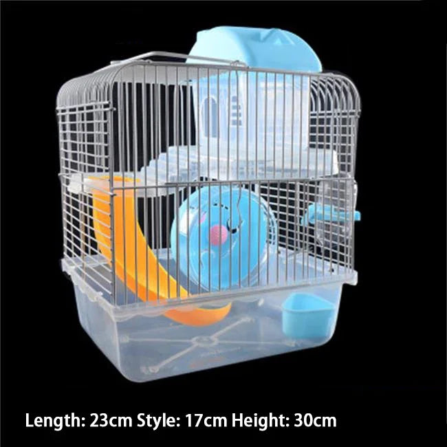 Complete Hamster Cage with Accessories