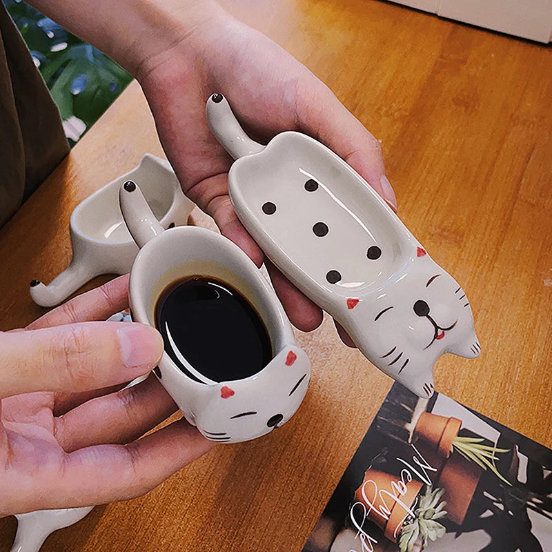 Cat-Shaped Sauce Dishes & Mini Bowls