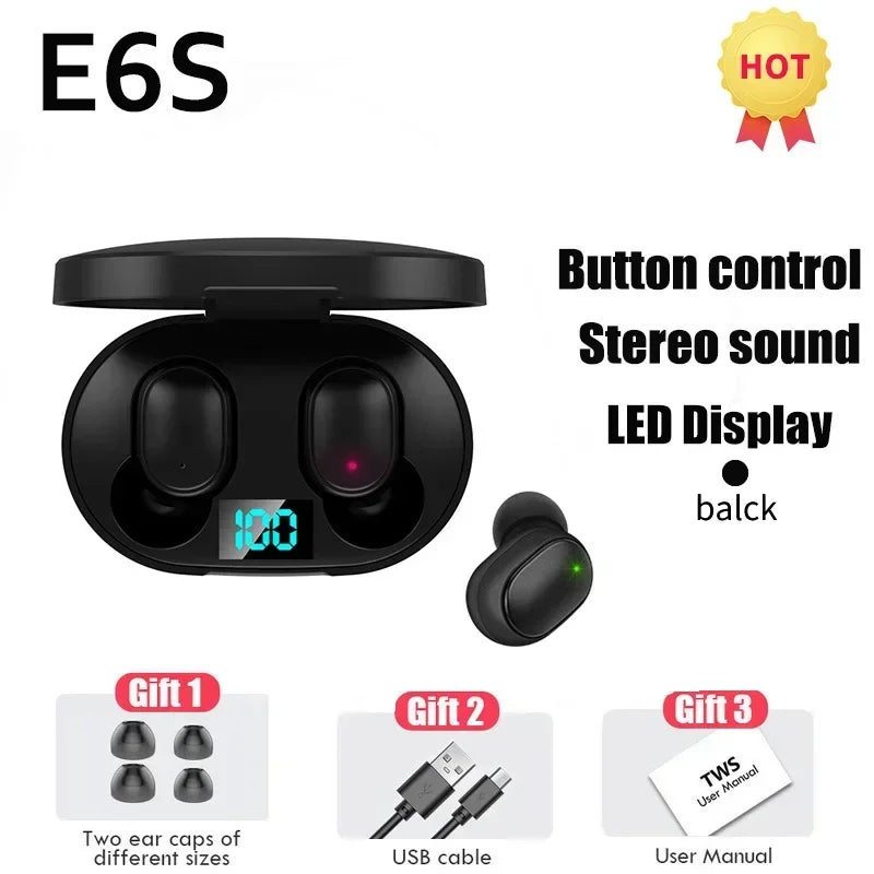 Wireless Bluetooth Earbuds with Charging Case