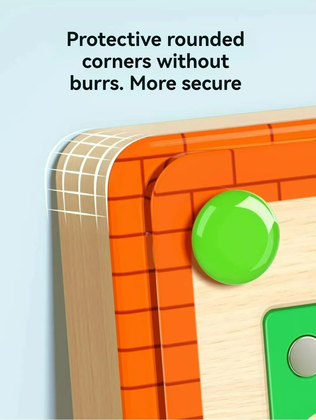 Montessori Magnetic Bead Maze Board