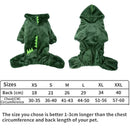 Warm Fleece Dog Hoodie Jumpsuit