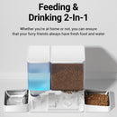 Automatic Pet Feeder & Water Dispenser 2-in-1