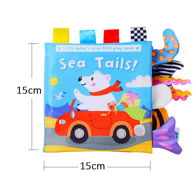 Baby Sensory Cloth Book (Jungle Animals)