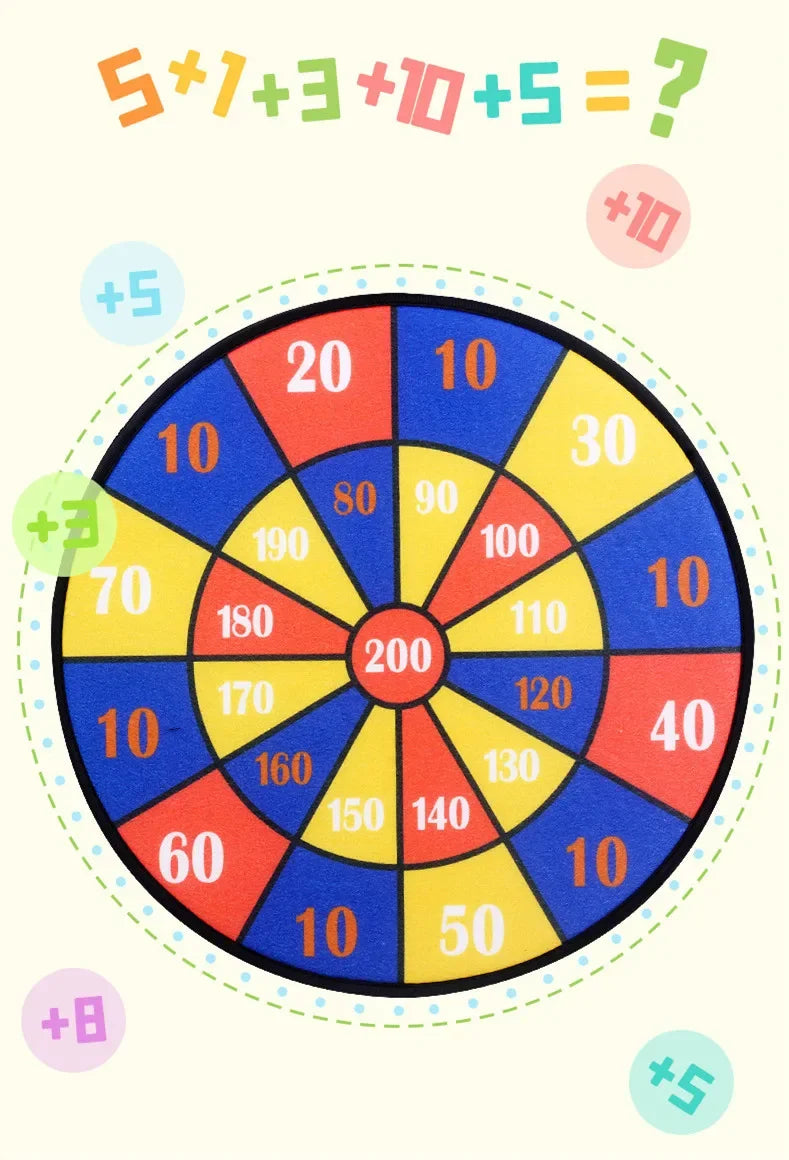 Kids Dart Board with Sticky Balls