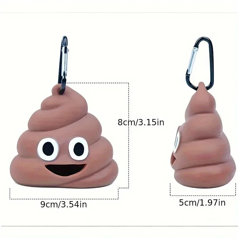 Dog Poop Bag Dispenser with Carabiner
