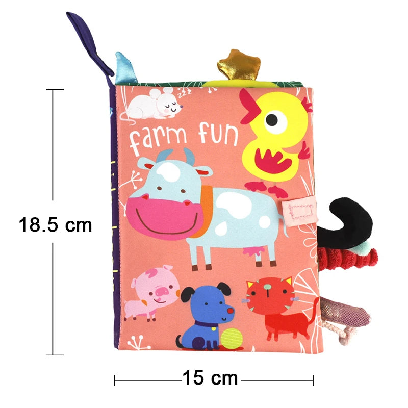 Baby Sensory Cloth Book (Jungle Animals)