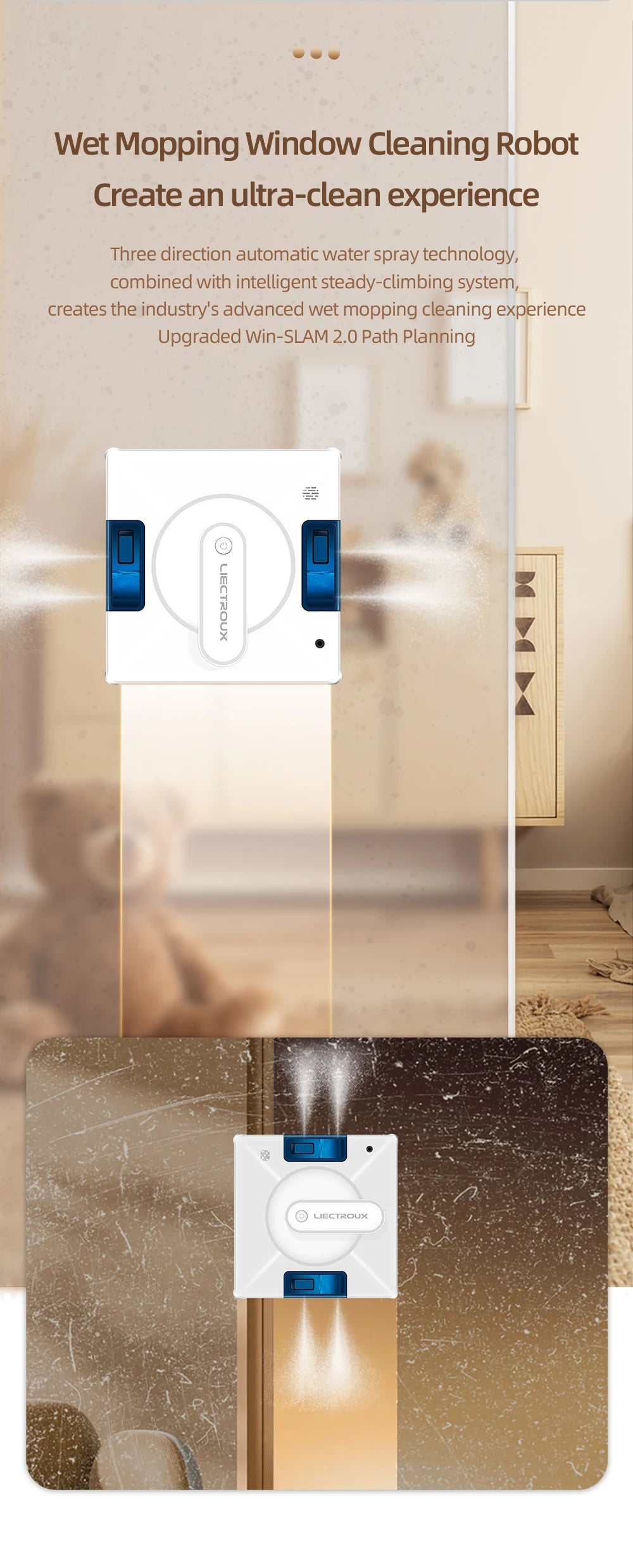 Intelligent Window Cleaning Robot