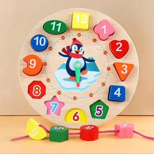 Wooden Learning Clock