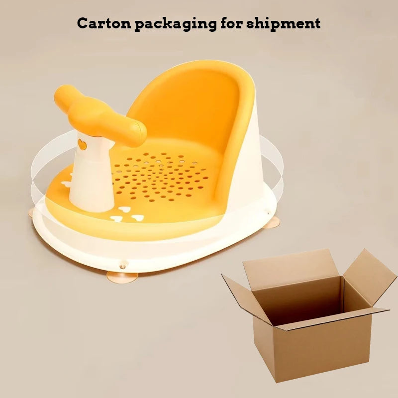 Baby Bath Seat with Backrest and Safety Bar