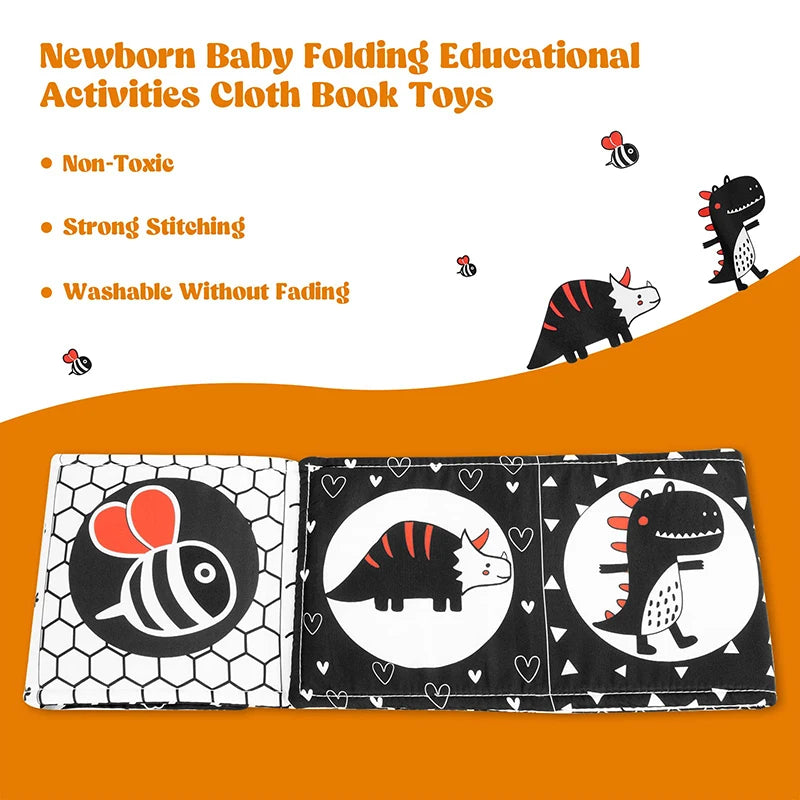 Baby Sensory Cloth Book (Jungle Animals)