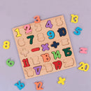 Wooden Montessori Puzzle (Letters, Numbers & Shapes)