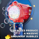 Automatic Bubble Gun with LED Lights