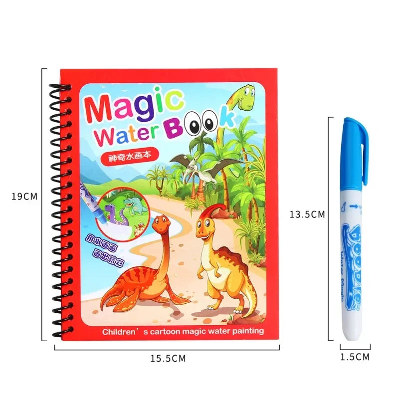 Reusable Magic Water Coloring Book