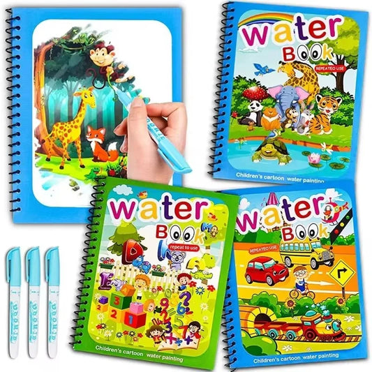 Reusable Magic Water Coloring Book