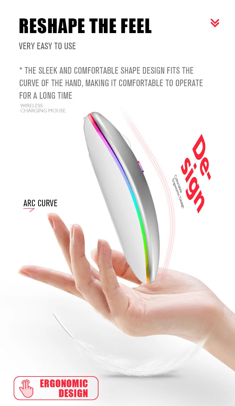 Dual Mode Wireless Mouse (BT + 2.4G)