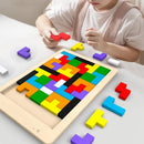 Wooden Tetris Puzzle (Montessori)