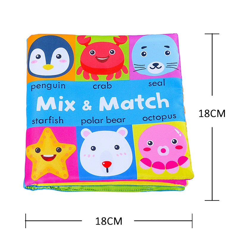 Baby Sensory Cloth Book (Jungle Animals)