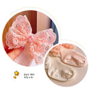 Baby Lace Bow Socks Set with Headband
