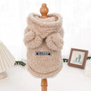 Plush Pet Hoodie for Cats & Small Dogs