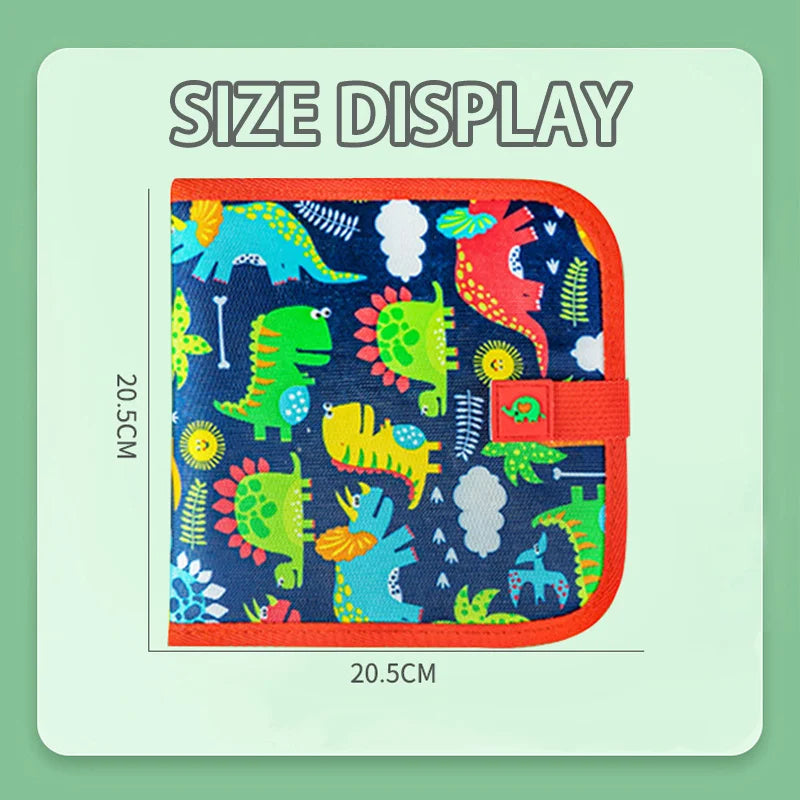 Reusable Drawing Book with Markers