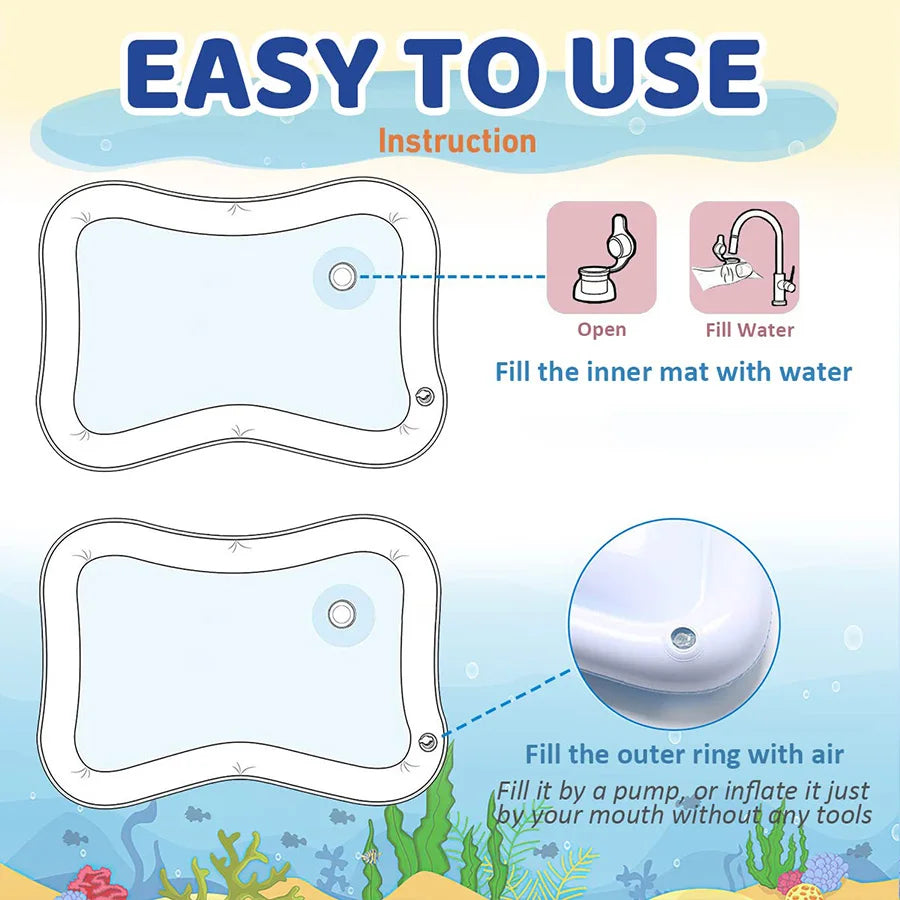 Baby Water Tummy Time Mat
